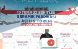 15 TEMMUZ ŞEHİTLER FABRİKASI CUMHURBAŞKANI ERDOĞAN TARAFINDAN AÇILDI