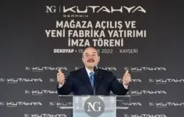 NG KÜTAHYA SERAMİK 100 MİLYON AVROLUK 8. FABRİKA YATIRIMININ STARTINI VERDİ