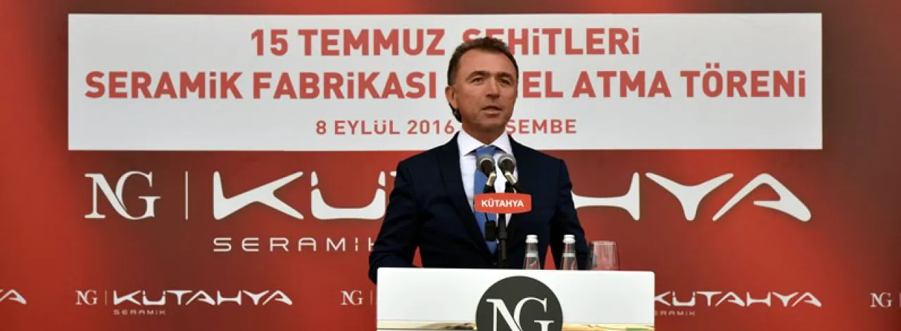 NG KÜTAHYA SERAMIK’TEN 15 TEMMUZ ŞEHITLERI  ANISINA FABRIKA