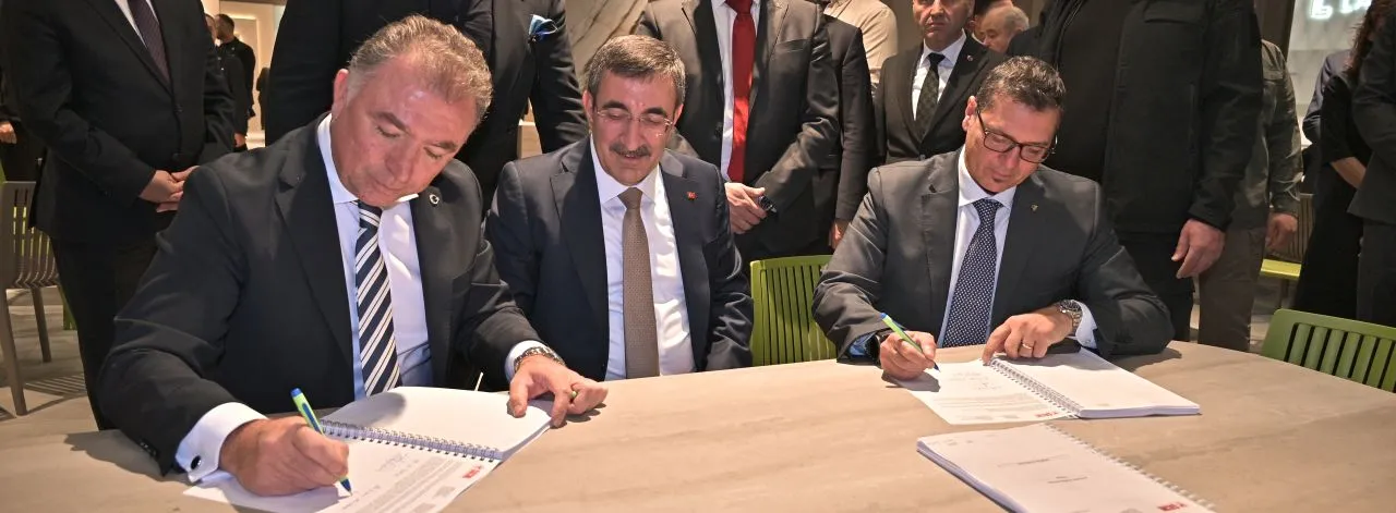 NG Kütahya Seramik'in 111 Milyon Euroluk Yeni Teknoloji Yatırımı Anlaşması Cumhurbaşkanı Yardımcısı Cevdet Yılmaz’ın Katılımıyla İmzalandı